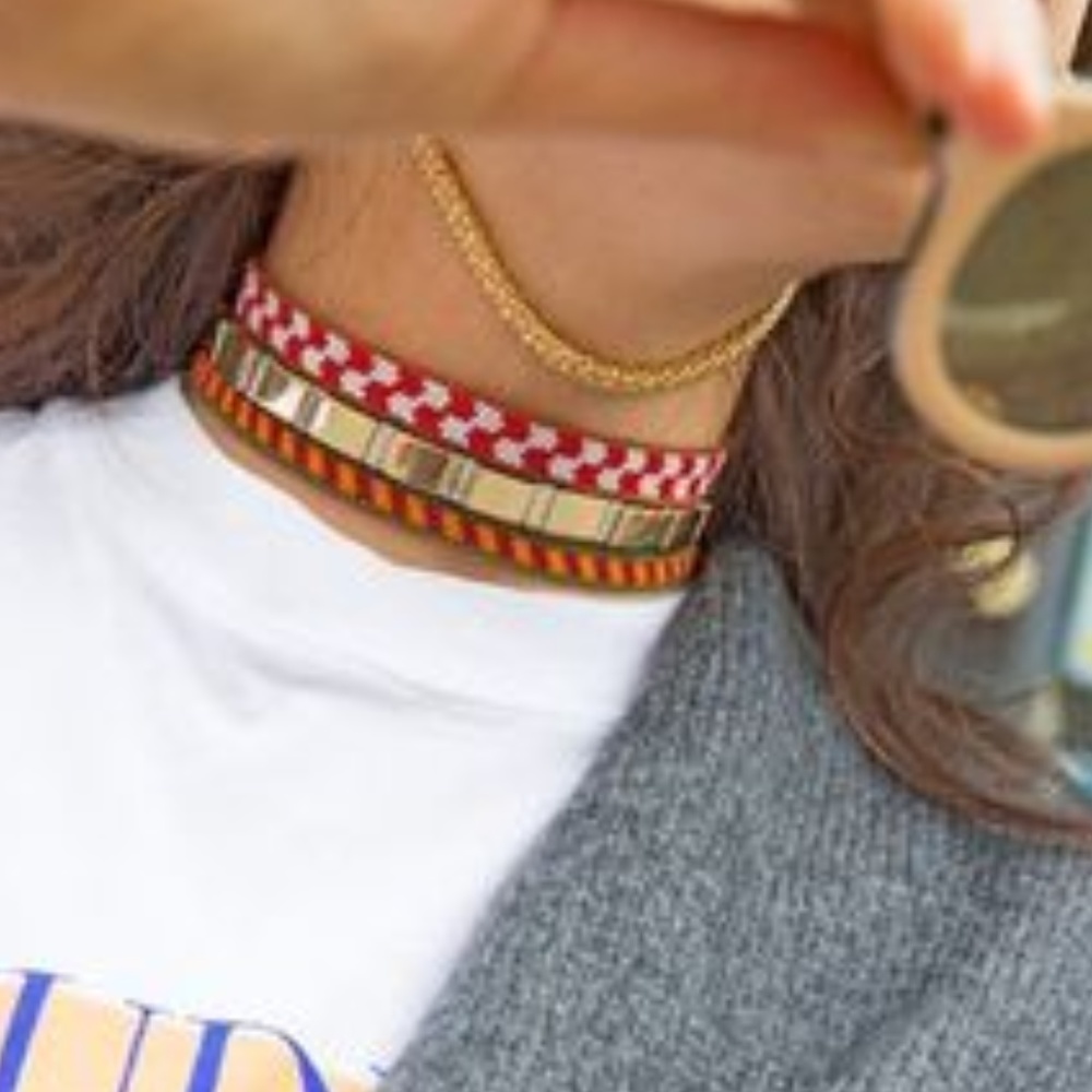 Roxanne Assoulin Gold Stand Choker, 2 Color Opts. - Picture 3 of 7